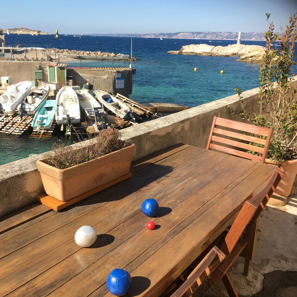 pétanque en terrasse